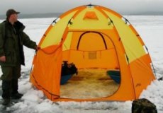 Выбираем палатку для комфортной рыбалки зимой