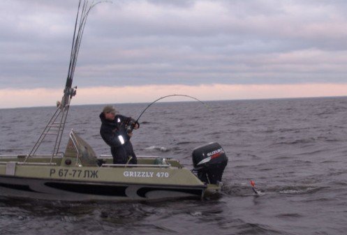 Ловля рыбы с катера