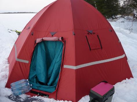 Палатка для рыбалки зимой