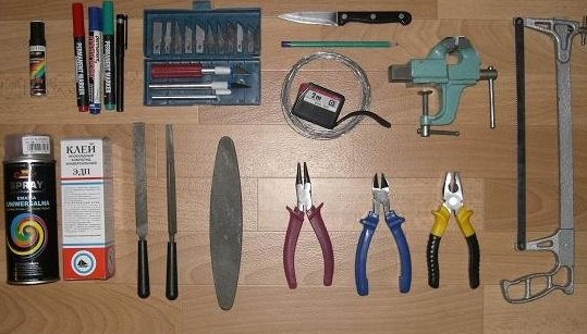 Набор инструментов для изготовления воблера